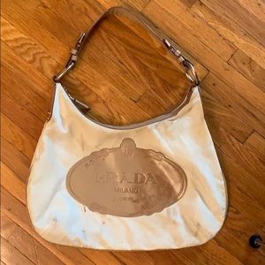 BUNDLE SOLD💰PRADA SATIN HOBO BAG👜
